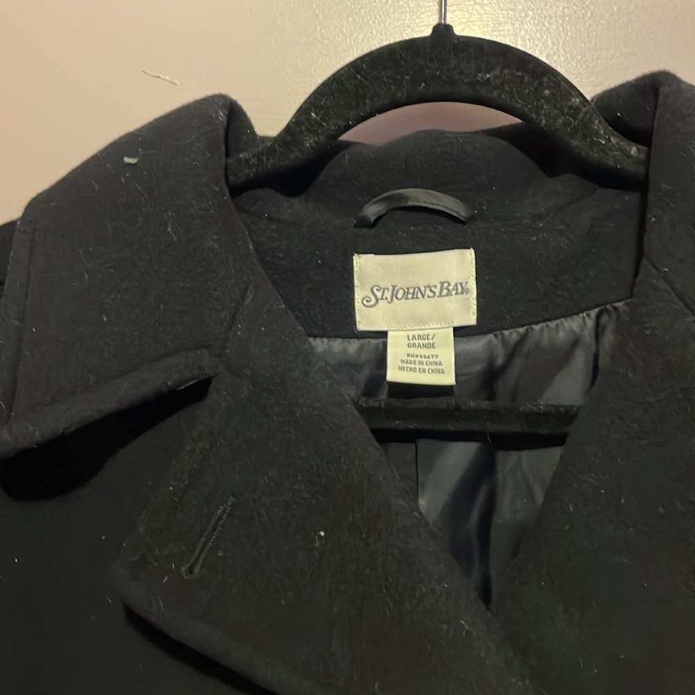 St. John’s Bay Wool Peacoat - Picture 2 of 10